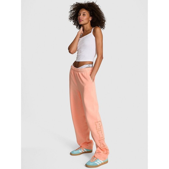 PINK by Victoria's Secret Sweatpants in Orange Hills – Size Large (Long) NWT - Picture 2 of 13